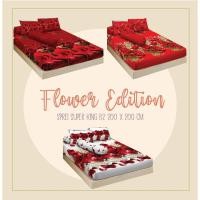 ราคา Kintakun Dluxe Super King B2 200 Flower Edition 2 ผ้าปูที่นอนไมโครไฟเบอร์ (5in1) 20 ซม. (9044462895)