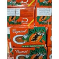 ราคา สบู่ตราเพชร สบู่มะละกอคริสตัล (CrystalPapayaSoap) 160g. (26674129644)