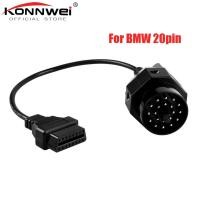 ราคา ขายร้อน OBD ODB2 สําหรับ BMW 20pin II อะแดปเตอร์สําหรับ 20 PIN TO OBD2 16 Pin หญิง Connector E36 E39 X5 Z3 (45360963386)