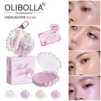 ราคา เปลือกโปร่งใสสร้อยข้อมือมุกจี้สามมิติ Highlighter Face Brightening Pearlescent Fine Glitter Blush Highlighter Powder (45261603662)