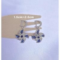 ราคา (งานเกาหลี)ต่างหูกังหันน้ำเงิน (5161719232)