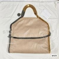 ราคา MY211 Used Once STELLA MCCARTNEY Small 36cm y23 สีเบจโซ่ทูโทน (24080452078)