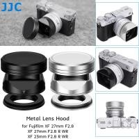 ราคา JJC เลนส์สําหรับ Fujifilm Fuji XF 23mm F2.8 R WR & XF 27mm F2.8 R WR & XF 27mm F2.8 เลนส์, เลนส์โลหะสแควร์พร้อมอะแดปเตอร์กรอง Ring & Hood Cap, ม่านบังแดดเหมาะกับ 39mm UV Filter (49302527896)