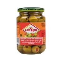 ราคา ครีสโป มะกอกเขียวสอดไส้พริกแดงในน้ำเกลือ Crespo Green Olives Pimento 354g. (56009446381)