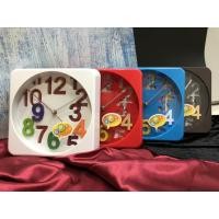 ราคา นาฬิกาแขวน ติดฝาผนังรูปสี่เหลี่ยม นาฬิกา แขวนผนัง ดีไซน์น่ารัก สีสันสดใส น่ารักมาก ตัวอักษรใหญ่ อ่านเลขง่าย รุ่น YD2099 (8953308738)