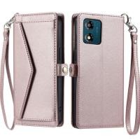 ราคา พร้อมส่ง กระเป๋าสตางค์ Multi-card Slot หนังเคสโทรศัพท์พร้อมเชือกเส้นเล็กสําหรับ Motorola Moto G06 4G/Motorola Moto E13/Motorola Moto E14 / G24 / G04/Motorola Moto G34/Motorola Moto G54 / (56160553901)