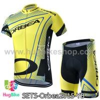 ราคา ชุดจักรยานแขนสั้นทีม Orbea 15 (03) สีเหลืองน้ำเงิน (4587468163)