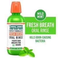 ราคา TheraBreath Fresh Breath Oral Rinse Mild Mint 473ml (57850050400)