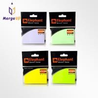 ราคา กระดาษโน๊ตกาวในตัว 2X3 ELEPHANT สีพาสเทล , สีนีออน Sticky Note (6859189269)