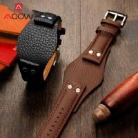 ราคา 20 มม.22 มม.สายหนังแท้ Retro Rivet ผู้ชายผู้หญิงเปลี่ยนสําหรับ Fossil Chronograph นาฬิกา CH2564 CH2565 CH2891 AM4532 (47509986399)
