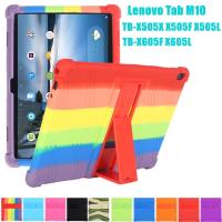 ราคา สําหรับ Lenovo Tab M10 กรณี 10.1 "M10 TB-X505X X505F X505L X605F X605L ซิลิโคนนุ่มปรับขาตั้งกันกระแทก (43316652078)
