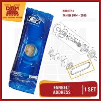 ราคา Fanbelt + Roller Address (KNZ) เข็มขัดพัดลม Vanbel V-belt Vanbelt Package Roller Matic Suzuki Lets (47709053262)