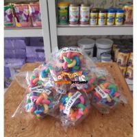 ราคา ลูกบอลเชือกยางพร้อมกระดิ่ง ของเล่นสุนัข แมว ไซส์ S - ลูกบอลสียาง - ลูกบอลยาง ของเล่นสุนัขแมว - ของเล่นลูกบอลสี P526-3 (22625085506)