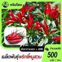 ราคา พริกขี้หนูสวนพริกขี้หนูสวน 500 เมล็ด ☘️เมล็ดพันธุ์พริกช่อ ปลูกง่าย ขึ้นไว สวยแปลก ทำอาหารได้หลากหลาย (27424616199)