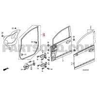 ราคา Honda Civic FD 2005-2012 ยางขอบประตู Weather Strip Door แท้เบิกศูนย์ (49807551789)