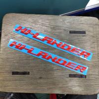 ราคา โลโก้ HI-LANDER - HILANDER 2020 สีแดง ***ราคาต่อคู่*** (4482552669)
