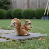 ราคา Miulika ตุ๊กตากระรอกปีนเขา Weatherproof ตุ๊กตากระรอกเหมือนจริง ประติมากรรมสัตว์สําหรับสวน ลาน สนามหญ้า (48060738932)