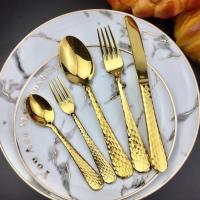 ราคา TwinFish 5ชิ้น ชุดช้อนส้อมรับประทานอาหารสีทอง GOLD สีไม่หลุดลอก ปลอดภัยรหัส16YG (2825810288)