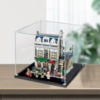 ราคา Lego Storage Box Acrylic Display Case For 10243 Parisian Restaurant Popmart Labubu Figure Collection (54310726086)