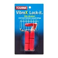 ราคา Tourna VibreX Lock-It ยางลดแรงสั่นสะเทือนของไม้เทนนิส สีแดง 2 ชิ้น (54305554550)