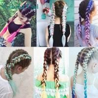 ราคา ❤️ขายร้อน❤️ราคาส่งถูกที่สุด!แฮร์พีชผมเปีย ไหมถักเปียสีล้วน 60cm 100g.แฮร์พีช ผมเปียไหมถักผม ไหมถักเปีย (พร้อมส่ง) (28729432203)