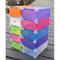 ราคา กล่องใส่รองเท้า กล่องรองเท้า แบบลิ้นชัก (2372229640)