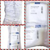 ราคา (ยกห่อ) Gauze pad sterile 8 ply ซองละ 5 ชิ้น 2*2 / 3*3 / 4*4 นิ้ว ผ้าก๊อซปลอดเชื้อ Thai gauze (40081057142)