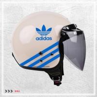 ราคา สติ๊กเกอร์ ADIDAS สําหรับหมวกกันน็อคมอเตอร์ไซค์ V1 (25808970492)