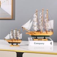 ราคา แล่นเรือใบเรียบแล่นเรือใบตกแต่งสํานักงานสก์ท็อปเรือไม้รุ่นงานฝีมือห้องนั่งเล่นตู้ทีวีตู้ไวน์ตกแต่ง (55609759546)