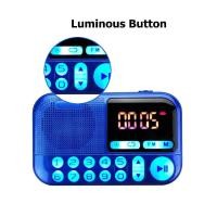 ราคา ✹❖ลําโพงสเตอริโอดิจิตอลขนาดเล็กแบบพกพาวิทยุ fm mp 3 usb tf+18650 (8447988905)
