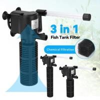 ราคา 3 in 1 Aquarium Internal Filter Silent Fish Tank Filter Waterproof Aquarium Water Purifier Fish Tank Pump Aquarium (42624865187)