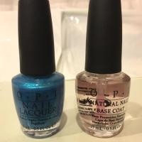 ราคา OPI สีทาเล็บ สีน้ำเงินประกายและ base coat (16689661)