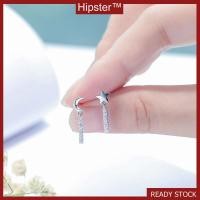 ราคา Hipster Simple And Elegant Diamond S925 Moon ต่างหูชุดสําหรับผู้หญิง (53862236172)