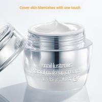 ราคา [ความงามหมีใหญ่] Han Chan Snail Crystal Color Repairing Face Cream คอนซีลเลอร์ Moisturizing Base Cream ครีมทาหน้า ครีมบํารุงผิวหน้าแต่งหน้า Skin Care (50011468583)