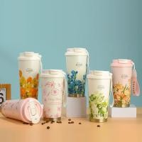 ราคา TERMOS *(AJ ) Tumbler Floral Summer Mug Stainless Flower 500ml Coffee Cup / Aesthetic Hot Water Thermos (25342576354)