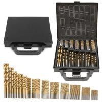 ราคา ชุดดอกสว่านเคลือบไทเทเนียมอย่างดี 99 ชิ้น ขนาด 1.5-10 MM เจาะเหล็ก สแตนเลส ไม้ พร้อมกล่องเหล็กอย่างดี (25596534157)