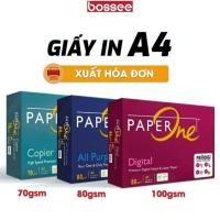 ราคา PaperOne Copier A4 กระดาษพิมพ์ 70gsm - 80gsm - 100gsm - Ream 500 แผ่นสําหรับเครื่องถ่ายเอกสารความจุสูง _ Bossee (48406534297)