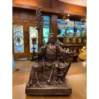 ราคา เทพเจ้ากวนอู ปางนั่งอ่านตำรา ทองเหลืองแท้ 100% (25256944262)