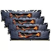 ราคา แรม RAM DDR4/2400 32GB G.SKILL RIPJAWS 4 (8GBx4) 32GB BUS2400 ประกัน LT (11013037337)