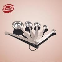 ราคา ช้อนตวง Bakest สแตนเลส / 6 ชิ้น ช้อนตวงสแตนเลส (16813362473)
