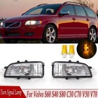 ราคา ไฟเลี้ยวกระจกมองหลังด้านข้างกระจกตัวบ่งชี้ 2007-2012 สําหรับ Volvo S40 S60 S80 C30 C70 V50 V70 31111090 31111102อะไหล่รถยนต์ ของแต่งรถ (48209528301)