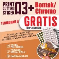 ราคา พิมพ์สติ๊กเกอร์ตัด A3+ ฉลากอาหาร เครื่องดื่ม สกินแคร์ เครื่องสําอาง Bontaq Chromo วัสดุ (49357978748)