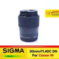 ราคา [USED] SIGMA 30mm. F1.4 DC DN FOR CANON- M YC (25014484433)