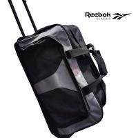ราคา กระเป๋าเดินทางแบบถือมีล้อลากและสะพายข้างได้ มือสองแบรนด์ Reebokงานผ้าไนร่อนที่สำคัญกันน้ำ (12508576038)