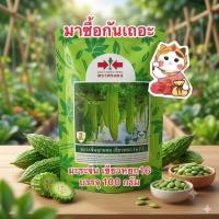 ราคา เขียวหยก16 เมล็ดพันธุ์มะระจีน ตราศรแดง (สิ้นอายุ 05/70) บรรจุ100กรัม/ซอง (43714887654)