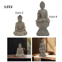 ราคา [Lstjj] พระพุทธรูปพระพุทธรูปเครื่องประดับงานศิลปะของขวัญ Fengshui พระพุทธรูปประติมากรรมเรซิ่นประติมากรรมสําหรับห้องนั่งเล่นหน้าแรกเดสก์ท็อปตกแต่ง (50561002700)