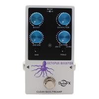 ราคา Fanmuzk Octopus Booster Bass Preamp Pedal 3-Band EQ สําหรับเบสไฟฟ้า Harmonic Rich Clean Tone (46262258142)