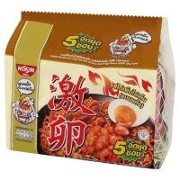 ราคา [สินค้าส่งด่วน] นิสชินซองรสไก่เผ็ดเกาหลีไข่เค็ม60ก. แพ็ค 5 NISSIN BAG HOT CHICKEN SALTED EGG 60G. PACK 5 (51762057290)