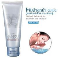 ราคา Mistine Double Foam With Cleanser and Whitener 100g. มิสทิน ดับเบิ้ล โฟม โฟมล้างหน้า Extra (3370359931)