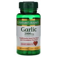 ราคา พร้อมส่ง!!! Nature's Bounty, Garlic Extract, 1,000 mg, 100 Rapid Release Softgels (7313706196)